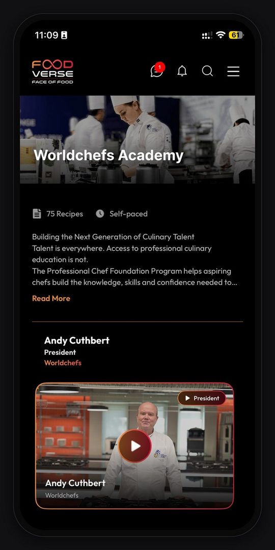 Academy home